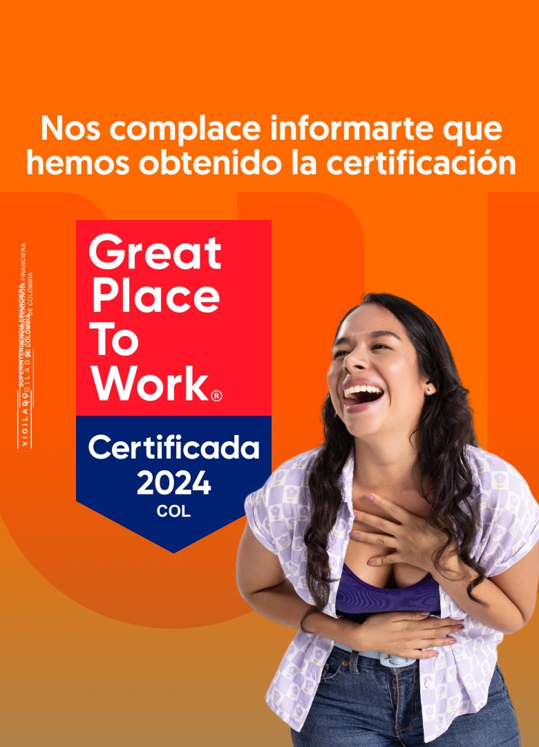 Nos complace informarte que hemos obtenido la certificación Great Place to Work. Certificada 2024